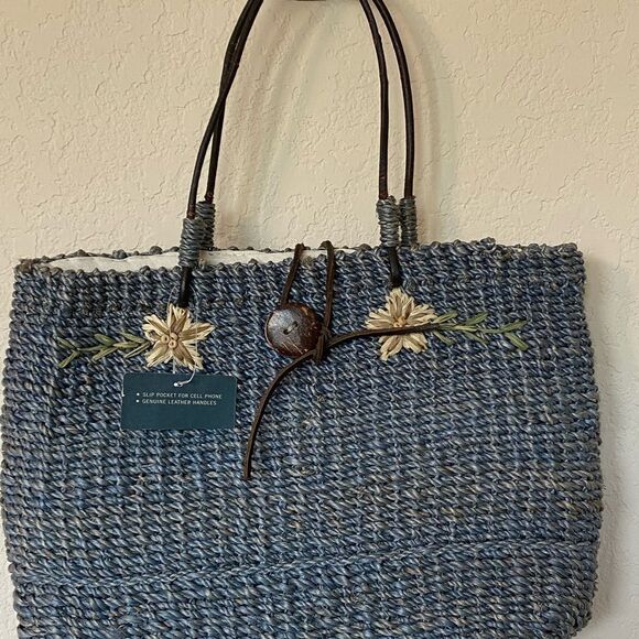 Cherokee Wicker Bag NWT - Picture 3 of 9